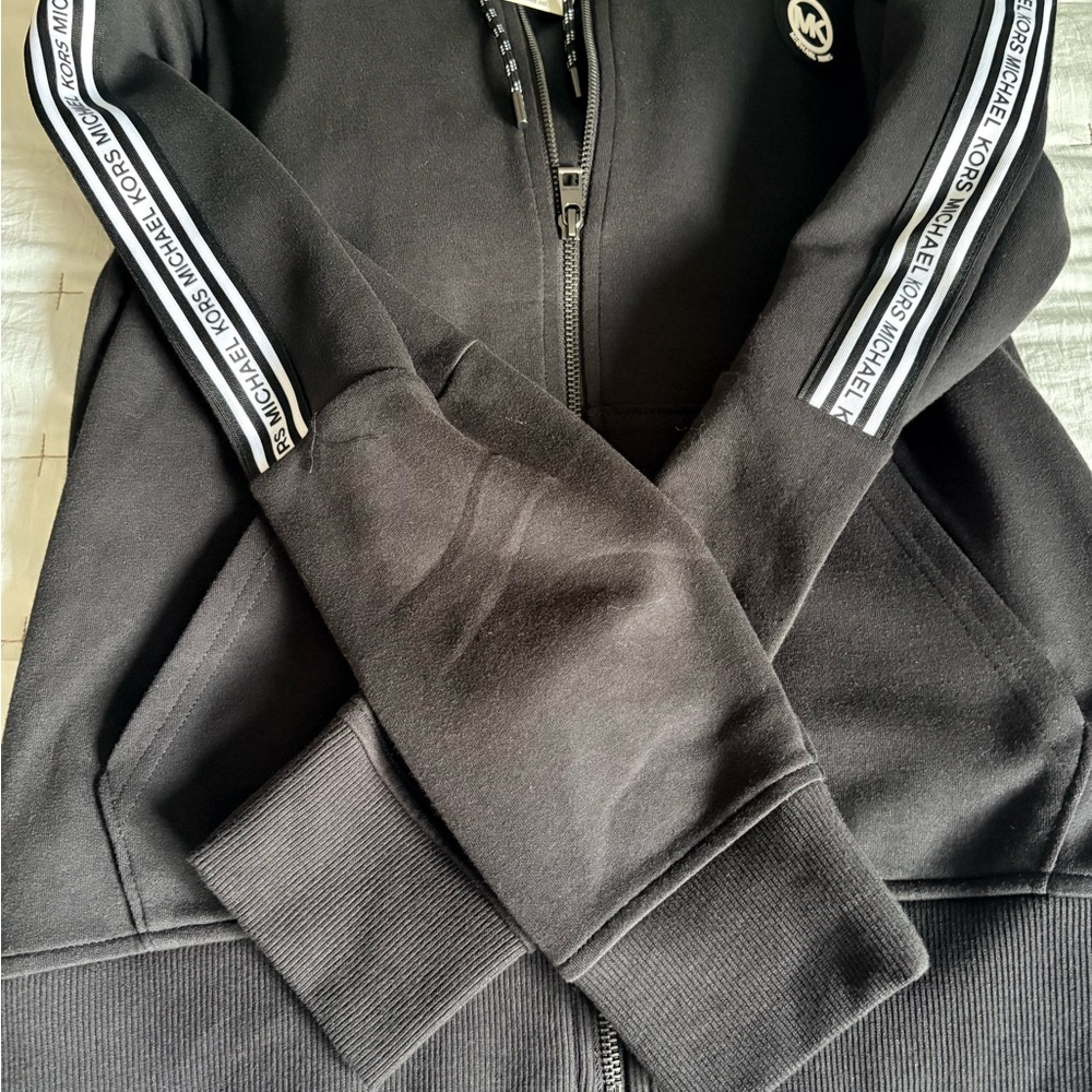 Michael Kors NWT Black Zip-Up Jacket - Picture 5 of 10